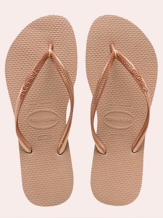 Havaianas Shoes - Havaianas Women’s Flip Flops - Rose Copper/Bronze